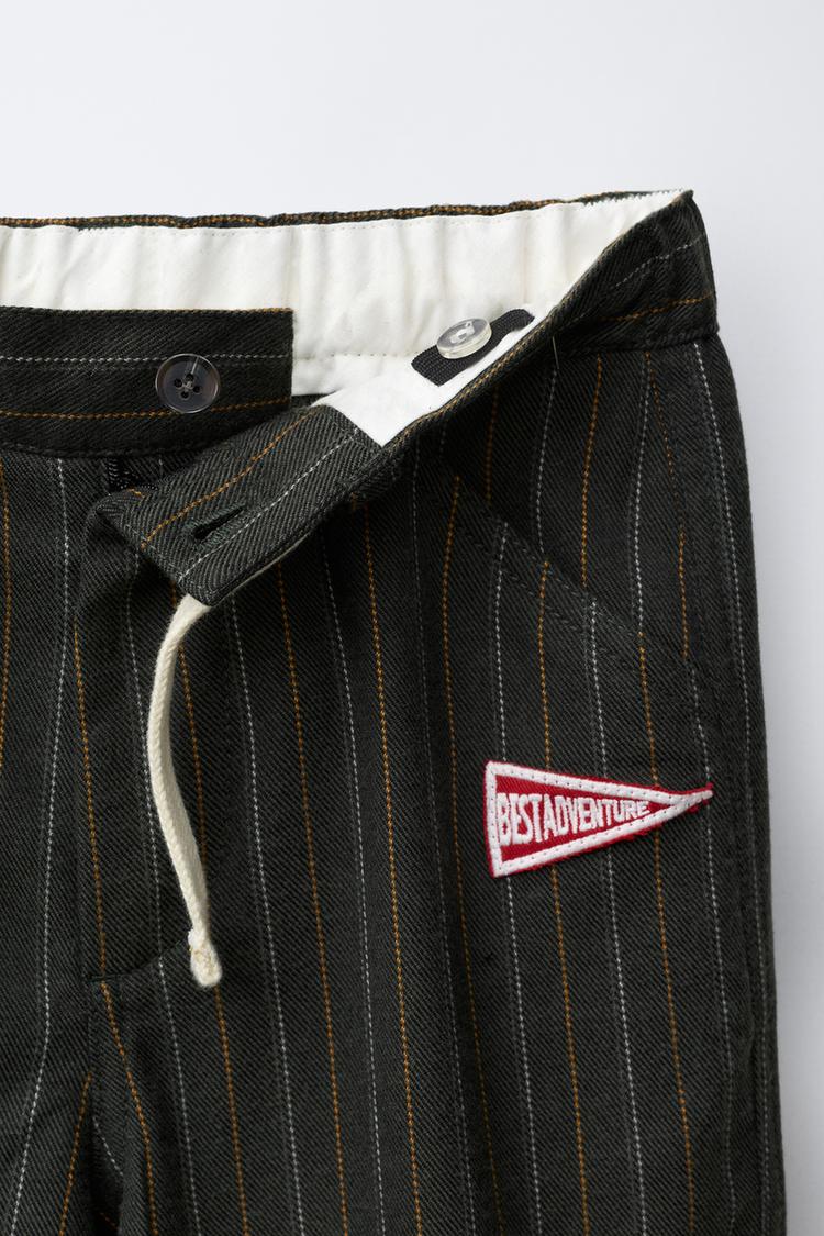 PATCH STRIPE PANTS